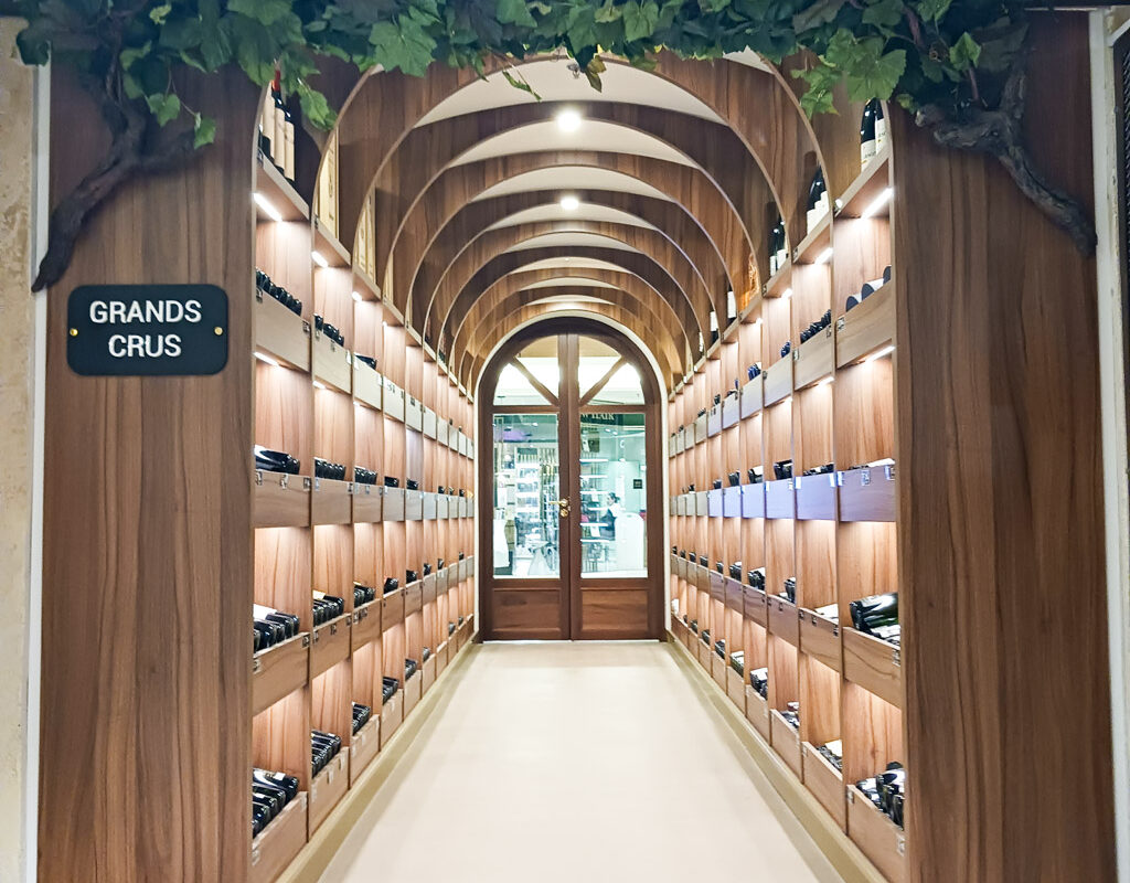 LECLERC – Agencement cave a vin