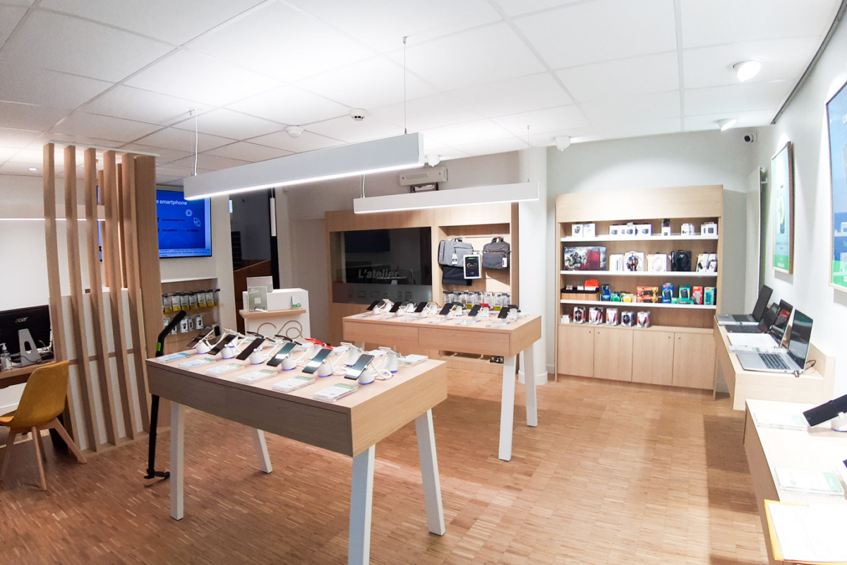 Boutique – Présentoir de vente